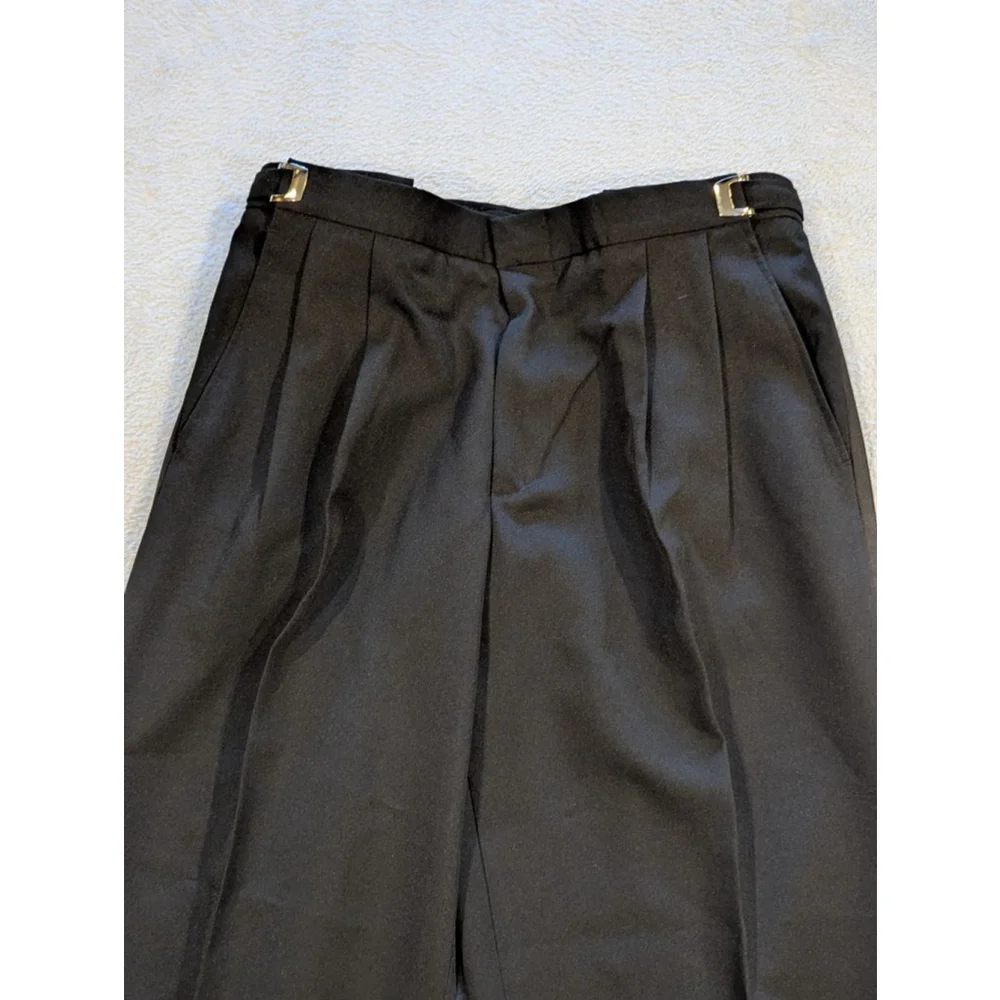 Men Henry Segal Black Tuxedo Jacket 40R Pants Adj 34 Bowtie Cumberbund Used Once